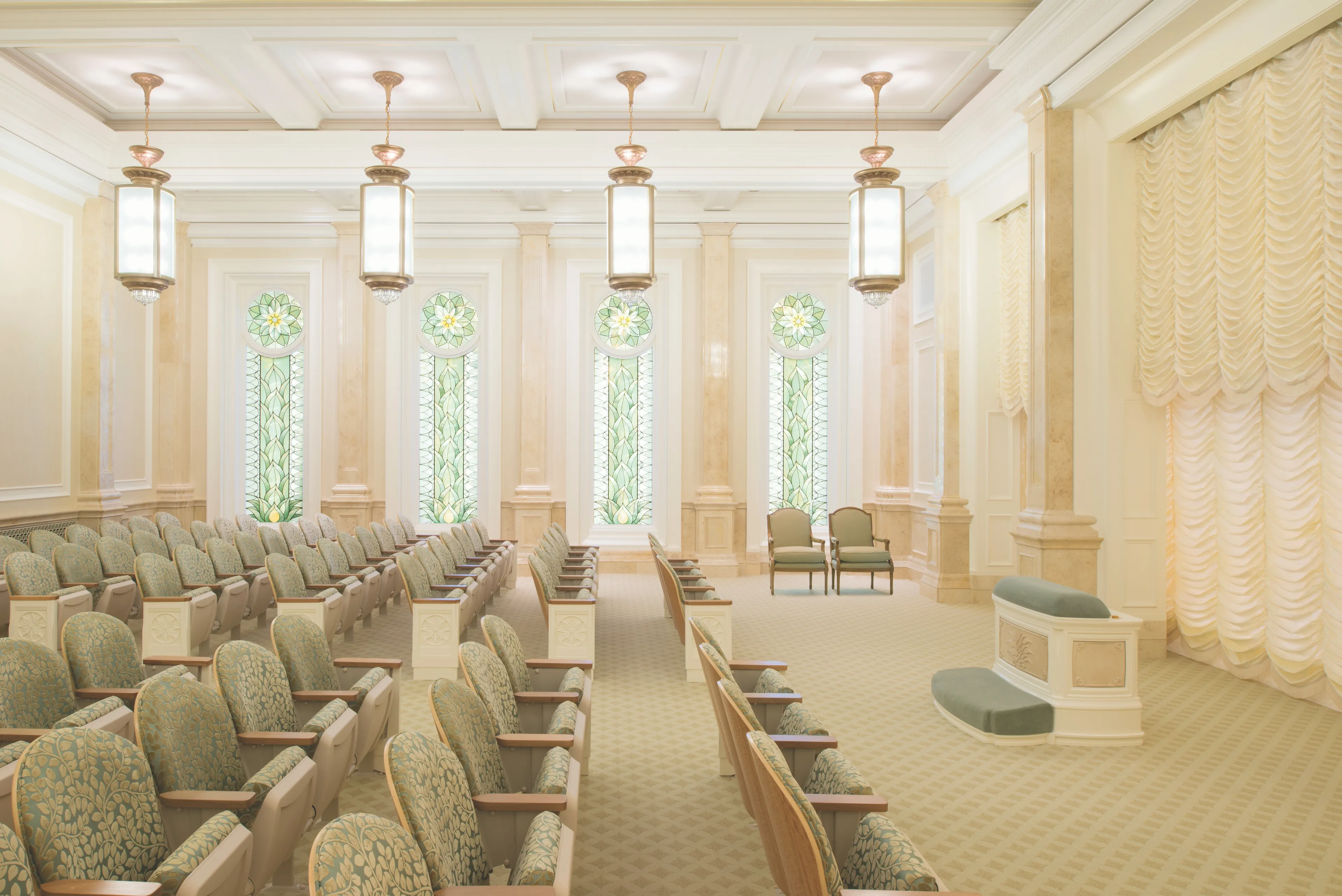 Interior of the Gilbert Arizona Temple.