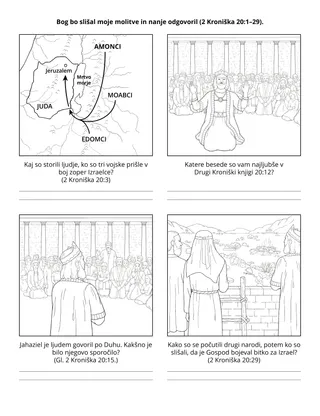 Stran z dejavnostjo za Osnovno: Bog bo slišal moje molitve in nanje odgovoril