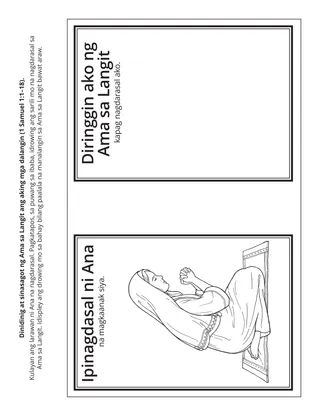 Pahina ng aktibidad sa Primary: Dinirinig at sinasagot ng Ama sa Langit ang aking mga dalangin