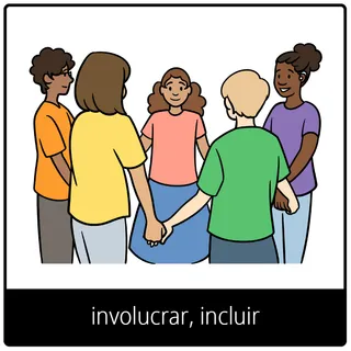 símbolo del Evangelio de involucrar, incluir