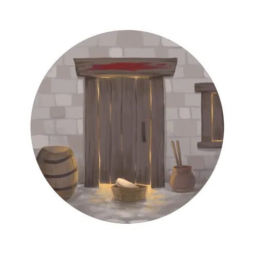 doorframe at Passover