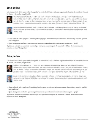 Material de apoio “Esta pedra”