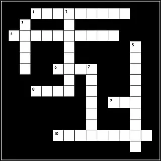 Crossword puzzle