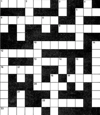 Crossword puzzle