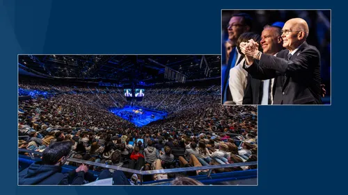 Marriott Center for President Oaks’s address