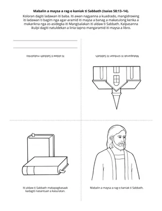 Primary panid ti aktibidad iti Primary: Mabalin a maysa a ragsak kaniak ti Sabbath