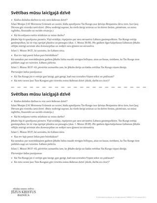 Svētības mūsu laicīgajā dzīvē