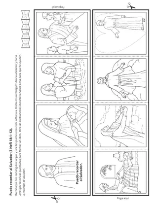 Hoja de actividades: Puedo recordar al Salvador