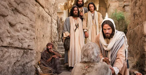 Jesus Christ at the pool of Bethesda