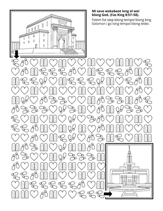 aktiviti pej: Mi save wokbaot long ol wei blong God