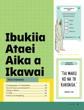 te moaniba ibukiia ataei aika a ikawai riki