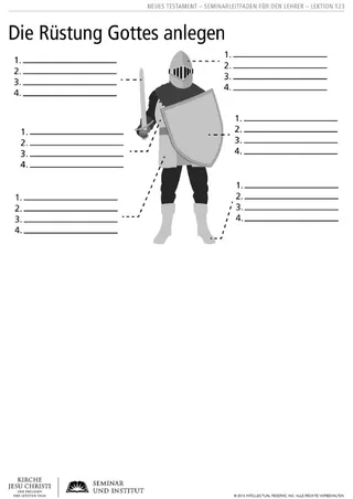 handout, armor of God