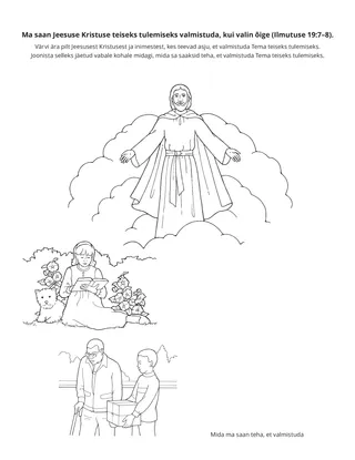 tegevusleht: Jeesus Kristus tuleb taas