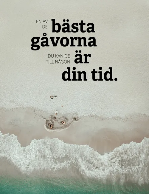 affisch ”En av de bästa gåvorna”