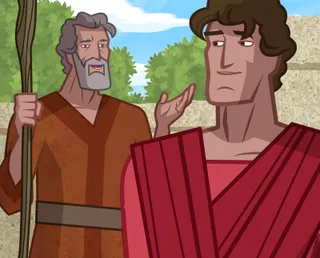 Alma the Younger listening to his father