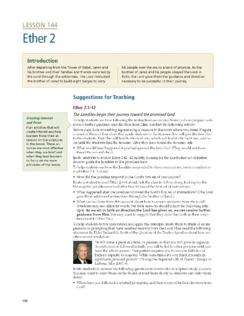 teacher manual example