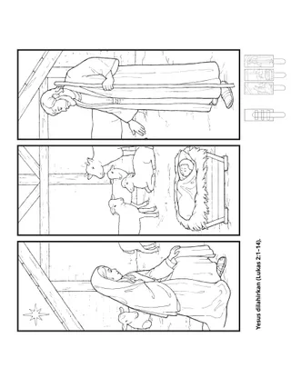 halaman kegiatan: Yesus dalam palungan