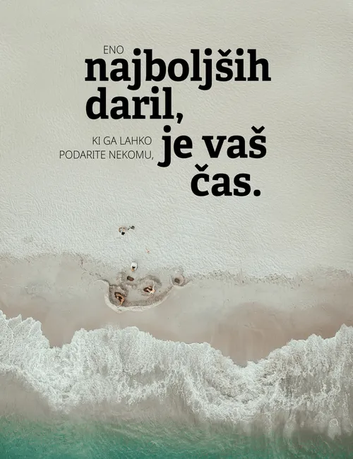 plakat »Eno najboljših daril«