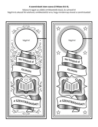 tevékenységi oldal: a szentírások Isten szava