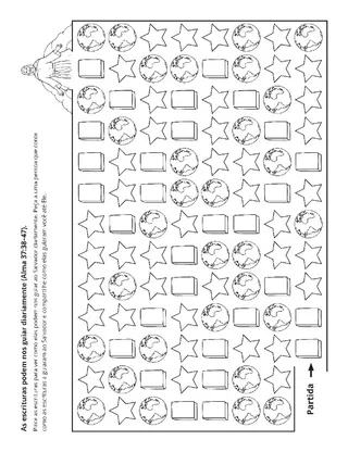 página de atividades: As escrituras nos aproximam de Cristo