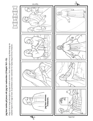 aktivitetsside: Jeg kan minnes Frelseren