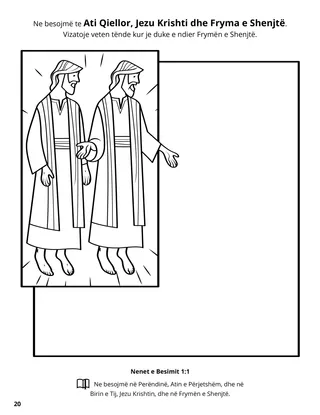 First Article of Faith coloring page