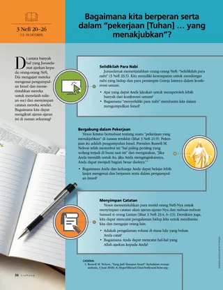 How do we participate in the Lords marvelous work