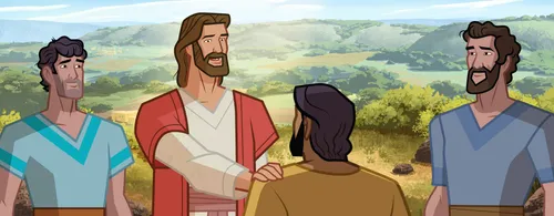 Jesus tells Peter, James, and John not to be afraid.