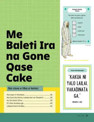 waqana e liu me baleti ira na gone qase cake
