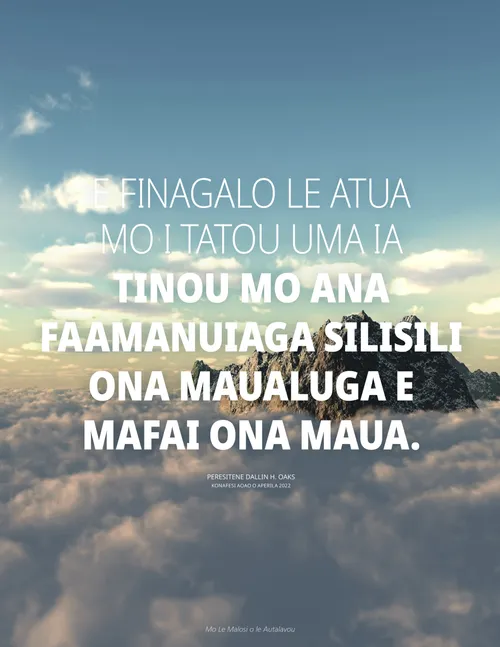 pepa lautele o se mauga o loo alia’e i ao