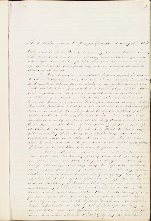 Revelation, 19 January 1841.