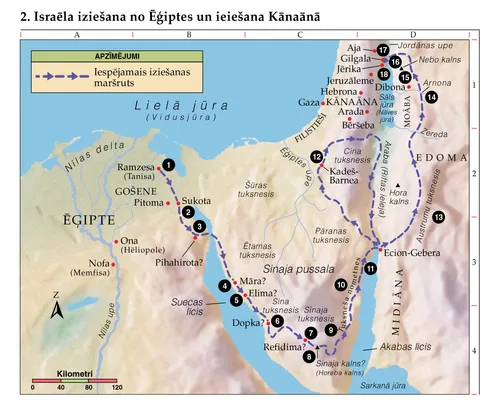 Bībeles karte nr. 2