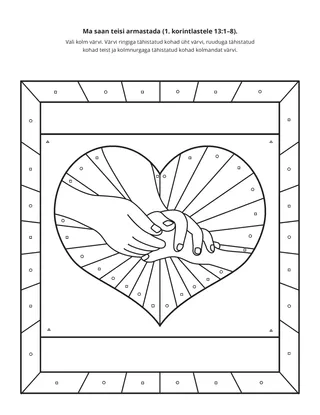 tegevusleht: ma saan teisi armastada