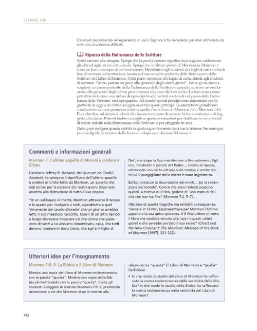 esempio del manuale dell’insegnante