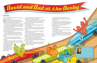 David and Dad at the Derby