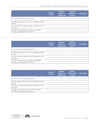 Foglio, questionario