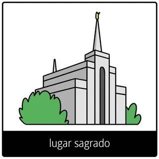 símbolo del Evangelio de lugar sagrado