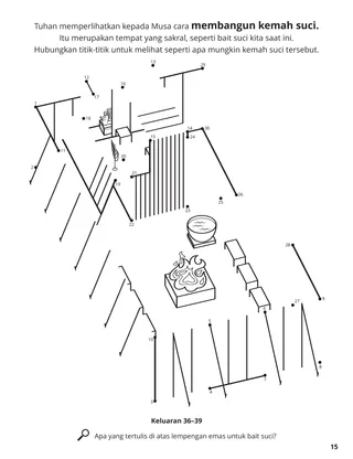 The Tabernacle coloring page