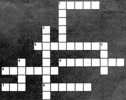 Crossword puzzle