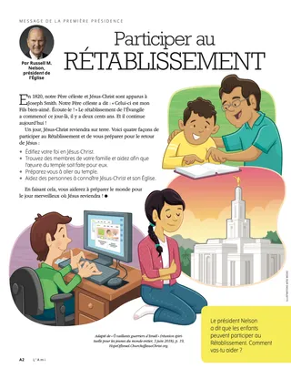 Helping with the Restoration