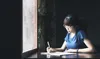 woman writing