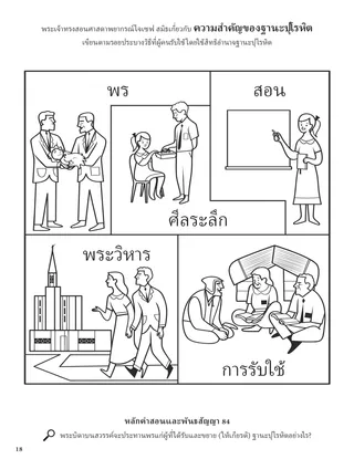 Priesthood Authority coloring page