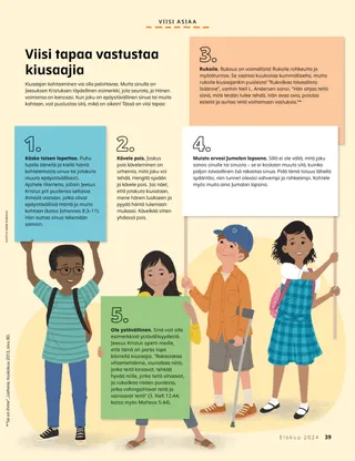 Lapsia pitelemässä kylttejä ja julisteita