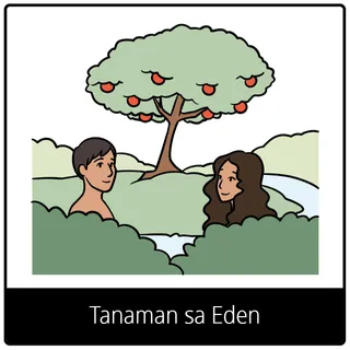 Tanaman sa Eden nga simbolo sa ebanghelyo