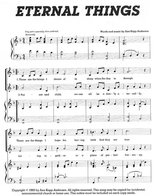 Music, Eternal Things