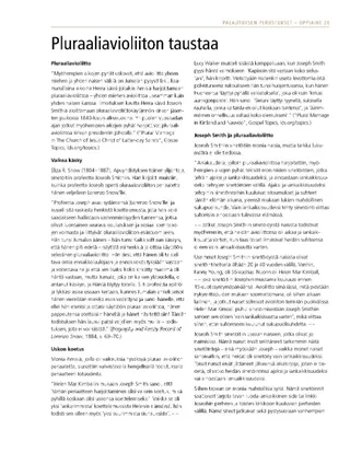 moniste, Pluraaliavioliiton taustaa