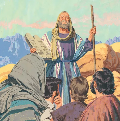 ancient prophet teaching people