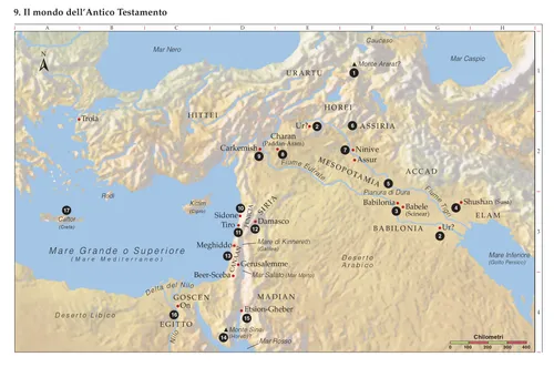 cartina della Bibbia 9