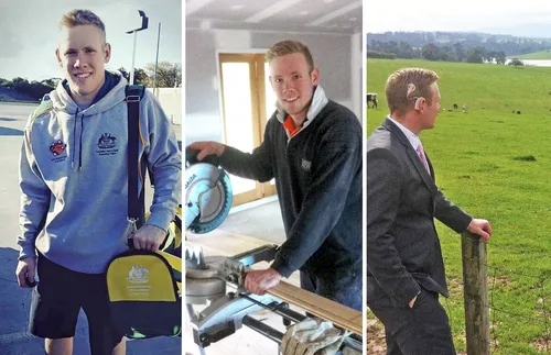 various pictures of young man in Australia