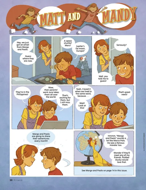 Matt and Mandy talking